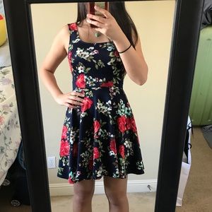 Lulu’s floral A-line dress